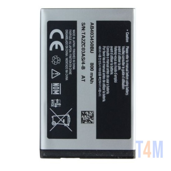 BATTERY FOR SAMSUNG AB403450B
